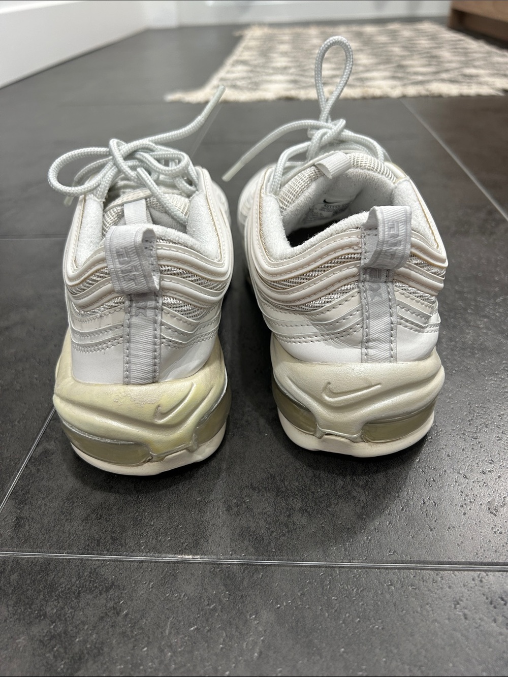 White Nike Air Max 97 - Picture 6 of 7